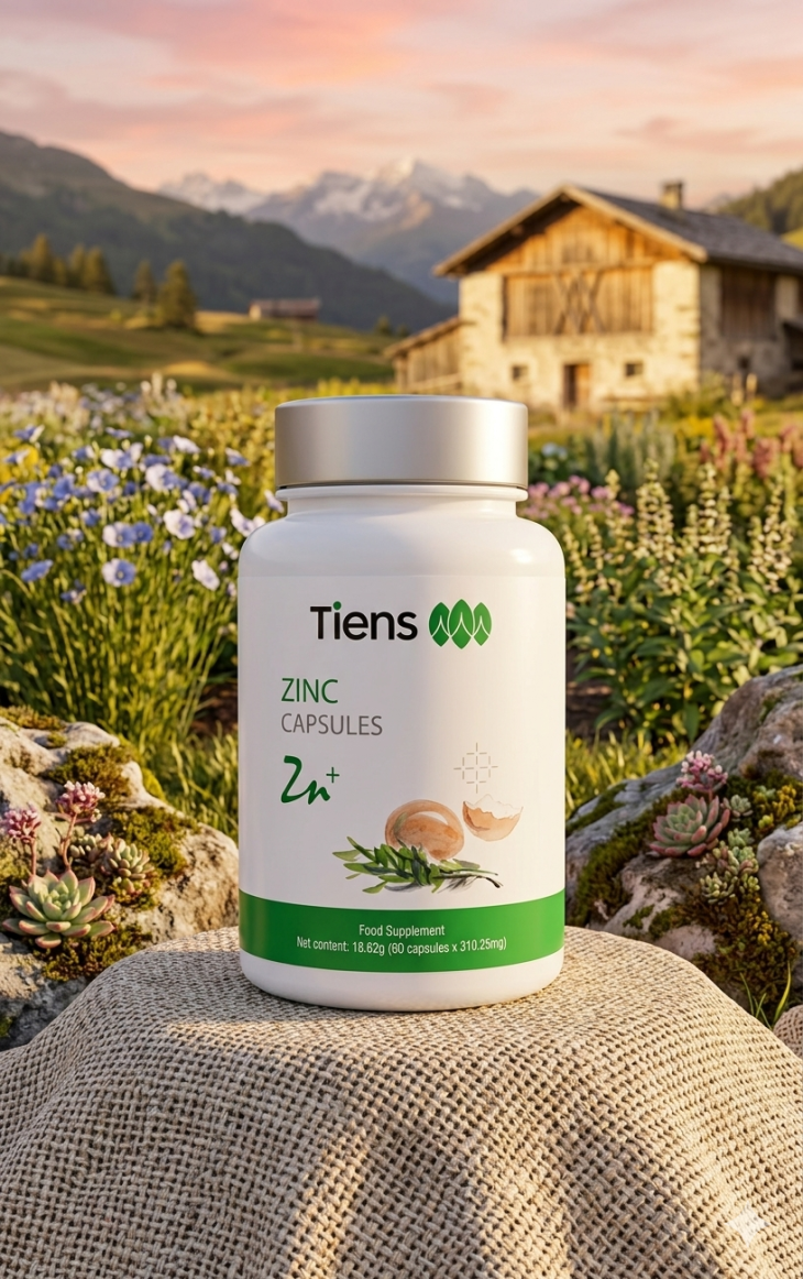 zinc supplement bottle